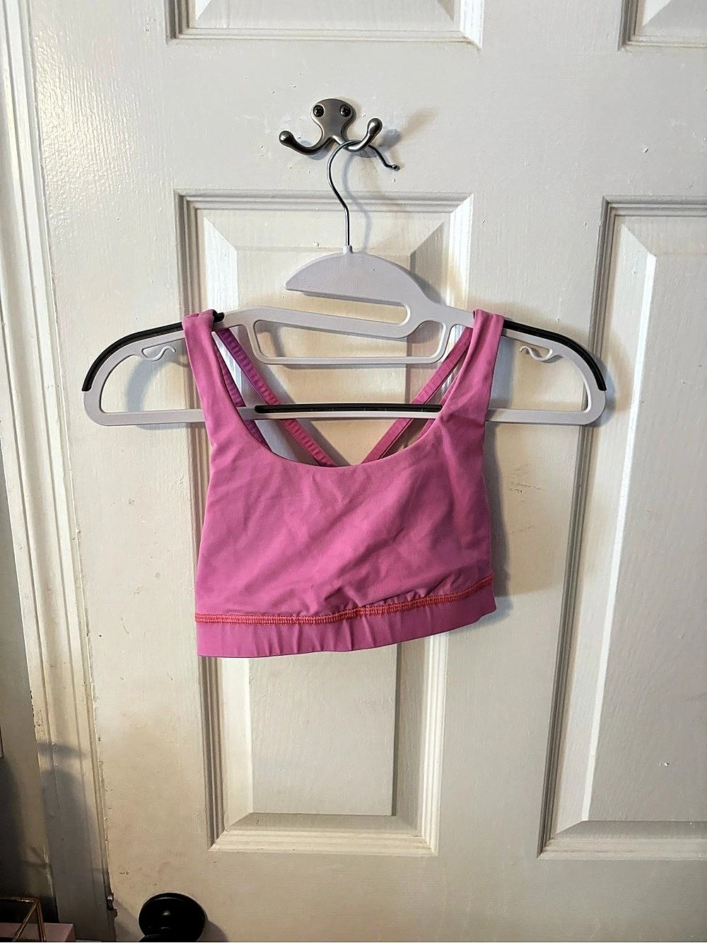 Lululemon Energy Bra Pink Strappy Sports Bra